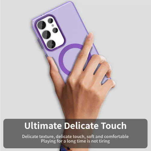 Techsuit - CandyCase MagSafe tok - Samsung Galaxy S25 Ultra - Lila