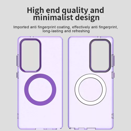 Techsuit - CandyCase MagSafe tok - Samsung Galaxy S25 Ultra - Lila