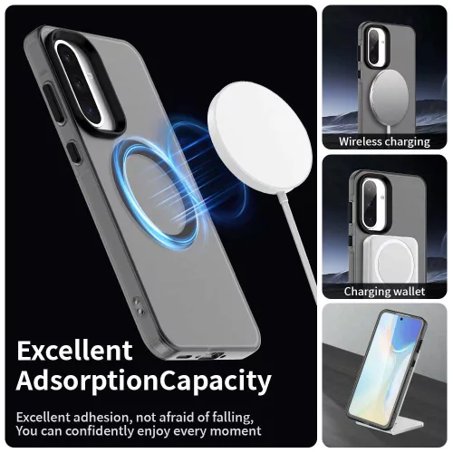 Techsuit - CandyCase MagSafe tok - Samsung Galaxy A36 5G - Fekete