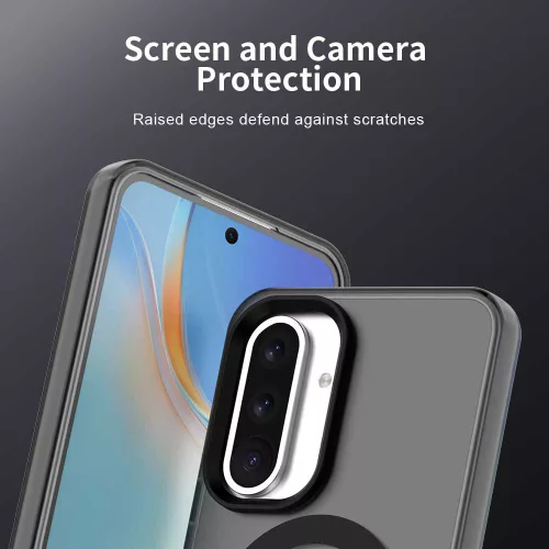 Techsuit - CandyCase MagSafe tok - Samsung Galaxy A36 5G - Fekete