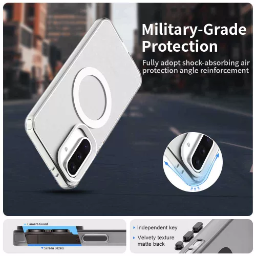 Techsuit - CandyCase MagSafe tok - Samsung Galaxy A36 5G - Fehér