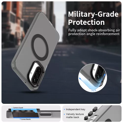 Techsuit - CandyCase MagSafe tok - Samsung Galaxy A26 5G - Fekete