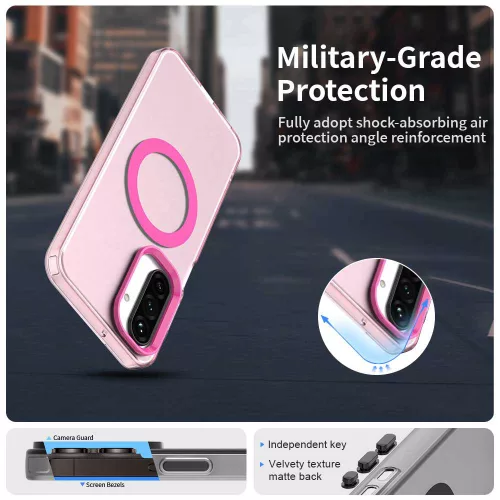 Techsuit - CandyCase MagSafe tok - Samsung Galaxy A26 5G - Rózsaszín