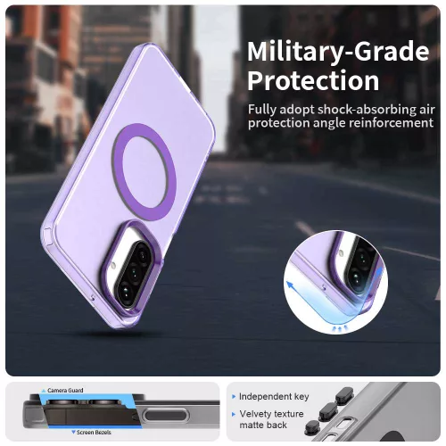 Techsuit - CandyCase MagSafe tok - Samsung Galaxy A26 5G - Lila
