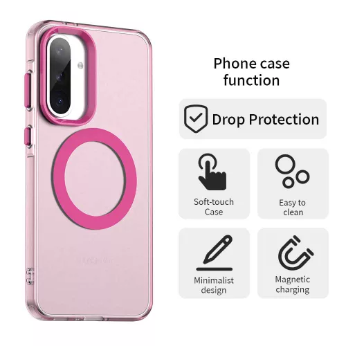 Techsuit - CandyCase MagSafe tok - Samsung Galaxy A56 5G - Rózsaszín