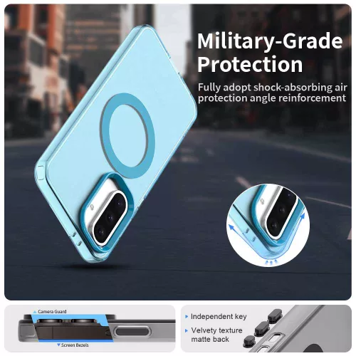 Techsuit - CandyCase MagSafe tok - Samsung Galaxy A56 5G - Kék
