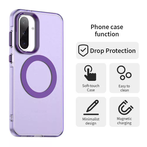 Techsuit - CandyCase MagSafe tok - Samsung Galaxy A56 5G - Lila