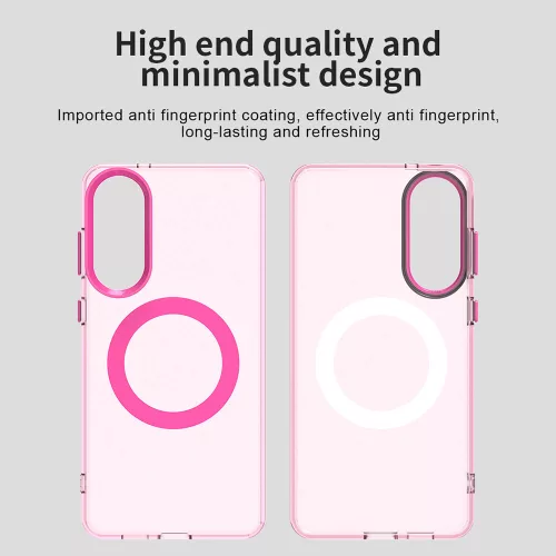 Techsuit - CandyCase MagSafe tok - Samsung Galaxy S25 Edge - Rózsaszín