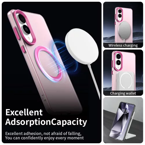 Techsuit - CandyCase MagSafe tok - Samsung Galaxy S25 Edge - Rózsaszín