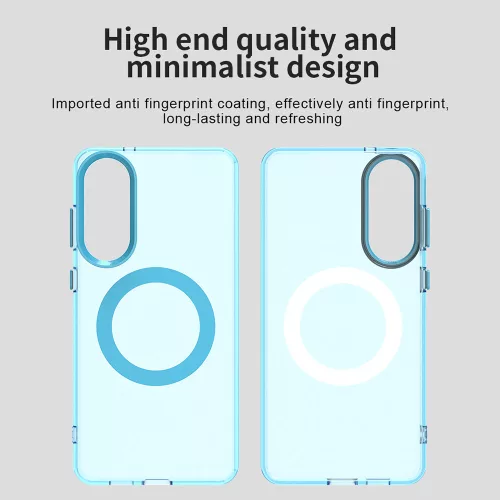 Techsuit - CandyCase MagSafe tok - Samsung Galaxy S25 Edge - Kék