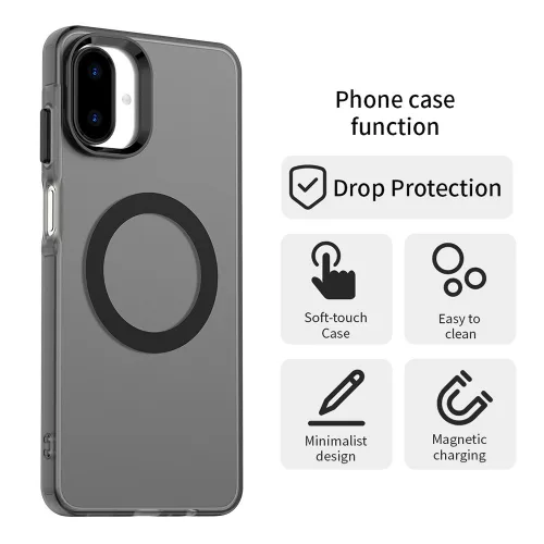 Techsuit - CandyCase MagSafe tok - Samsung Galaxy A07 4G - Fekete