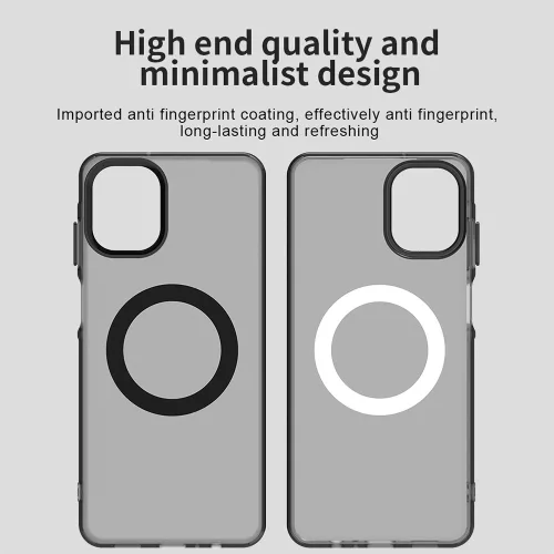 Techsuit - CandyCase MagSafe tok - Samsung Galaxy A07 4G - Fekete