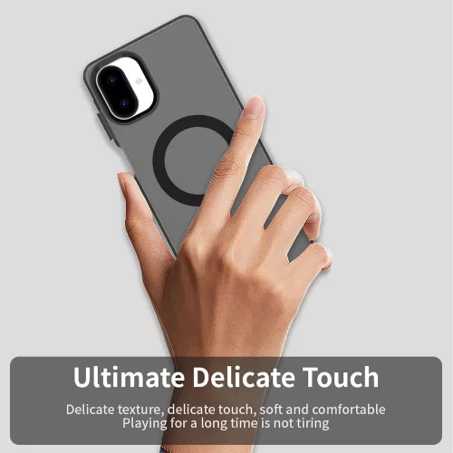 Techsuit - CandyCase MagSafe tok - Samsung Galaxy A07 4G - Fekete