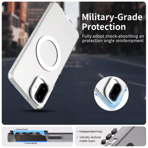 Techsuit - CandyCase MagSafe tok - Samsung Galaxy A07 4G - Fehér