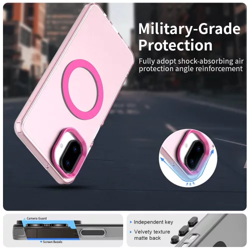 Techsuit - CandyCase MagSafe tok - Samsung Galaxy A07 4G - Rózsaszín