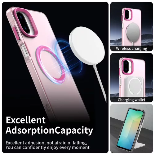 Techsuit - CandyCase MagSafe tok - Samsung Galaxy A07 4G - Rózsaszín
