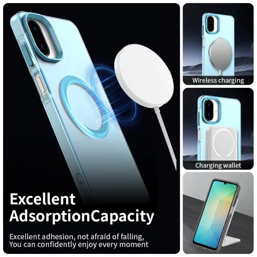 Techsuit - CandyCase MagSafe tok - Samsung Galaxy A07 4G - Kék