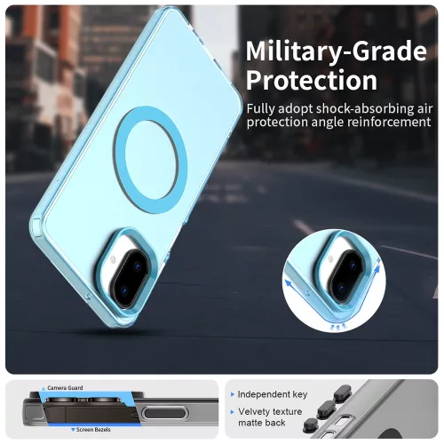 Techsuit - CandyCase MagSafe tok - Samsung Galaxy A07 4G - Kék