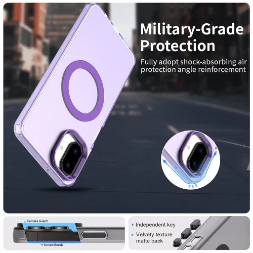Techsuit - CandyCase MagSafe tok - Samsung Galaxy A07 4G - Lila