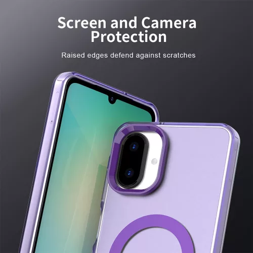 Techsuit - CandyCase MagSafe tok - Samsung Galaxy A07 4G - Lila