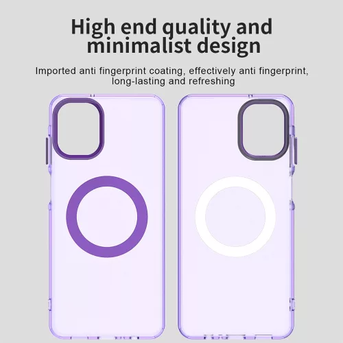 Techsuit - CandyCase MagSafe tok - Samsung Galaxy A07 4G - Lila