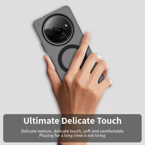 Techsuit - CandyCase MagSafe tok - Xiaomi Redmi A3 / Redmi A3x - Fekete