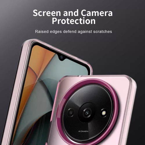 Techsuit - CandyCase MagSafe tok - Xiaomi Redmi A3 / Redmi A3x - Rózsaszín
