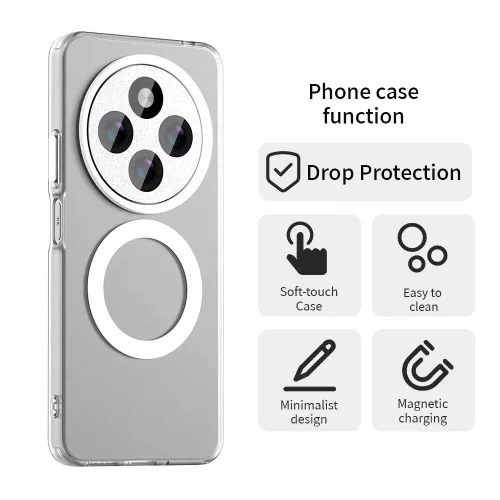 Techsuit - CandyCase MagSafe tok - Xiaomi Redmi 14C / Poco C75 - Fehér