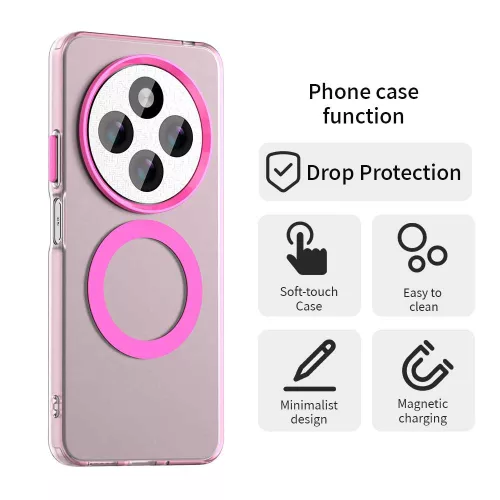 Techsuit - CandyCase MagSafe tok - Xiaomi Redmi 14C / Poco C75 - Rózsaszín
