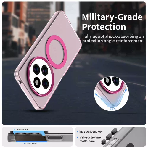 Techsuit - CandyCase MagSafe tok - Xiaomi Redmi 14C / Poco C75 - Rózsaszín