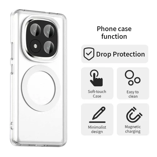 Techsuit - CandyCase MagSafe tok - Xiaomi Redmi Note 14 Pro+ 5G - Fehér