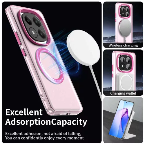 Techsuit - CandyCase MagSafe tok - Xiaomi Redmi Note 14 Pro+ 5G - Rózsaszín