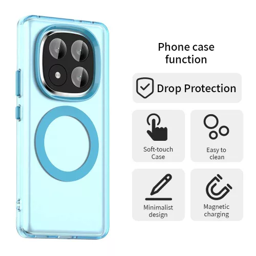 Techsuit - CandyCase MagSafe tok - Xiaomi Redmi Note 14 Pro+ 5G - Kék