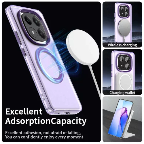 Techsuit - CandyCase MagSafe tok - Xiaomi Redmi Note 14 Pro+ 5G - Lila