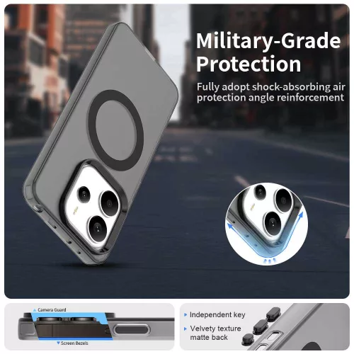 Techsuit - CandyCase MagSafe - Xiaomi Redmi Note 14 5G - Black