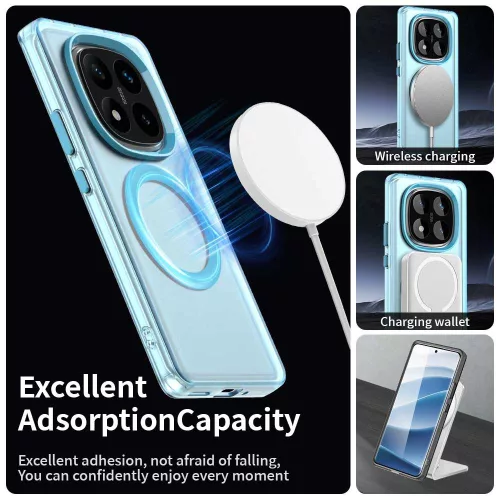 Techsuit - CandyCase MagSafe tok - Xiaomi Redmi Note 14 Pro 5G / Poco X7 - Kék