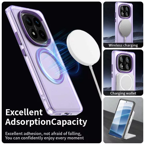 Techsuit - CandyCase MagSafe tok - Xiaomi Redmi Note 14 Pro 5G / Poco X7 - Lila