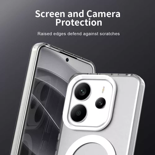 Techsuit - CandyCase MagSafe tok - Xiaomi Redmi Note 14 4G (Regional) - Fehér