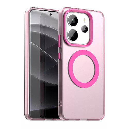 Techsuit - CandyCase MagSafe tok - Xiaomi Redmi Note 14 4G (Regional) - Rózsaszín