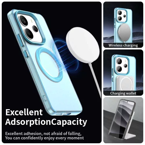 Techsuit - CandyCase MagSafe tok - Xiaomi Redmi Note 14 4G (Regional) - Kék