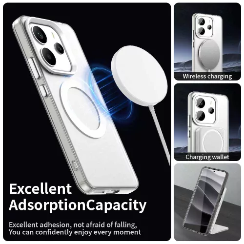 Techsuit - CandyCase MagSafe tok - Xiaomi Redmi Note 14 4G (Standard) - Fehér