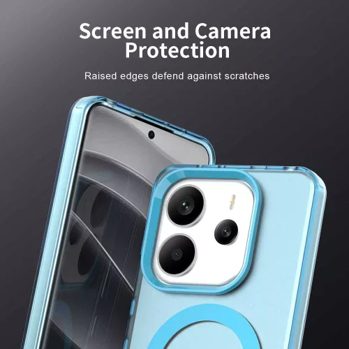 Techsuit - CandyCase MagSafe tok - Xiaomi Redmi Note 14 4G (Standard) - Kék