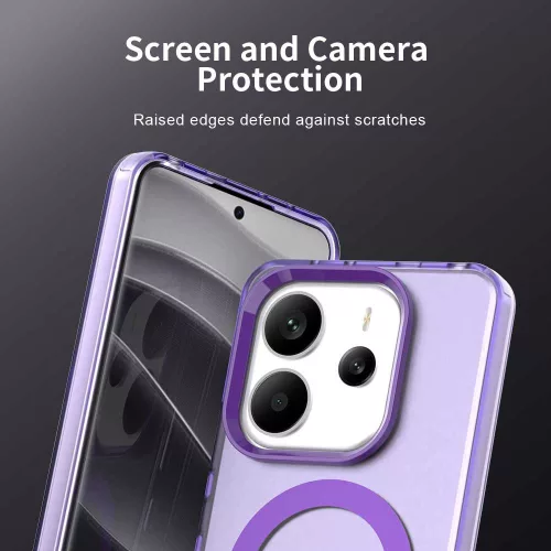 Techsuit - CandyCase MagSafe tok - Xiaomi Redmi Note 14 4G (Standard) - Lila