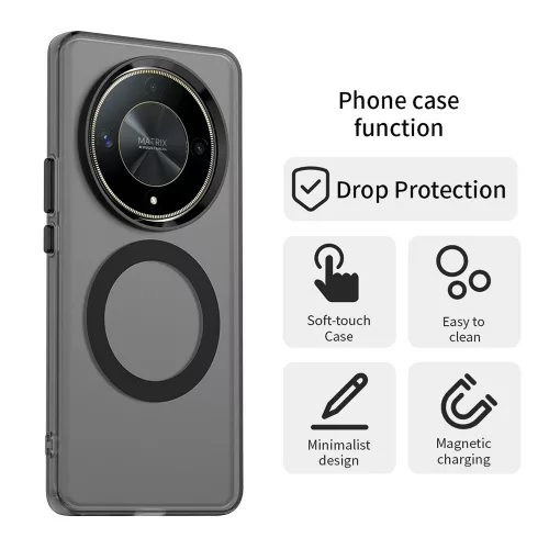 Techsuit - CandyCase MagSafe tok - Honor Magic 6 Lite - Fekete