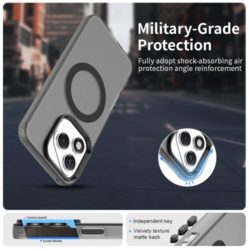 Techsuit - CandyCase MagSafe tok - Honor 400 Lite - Fekete