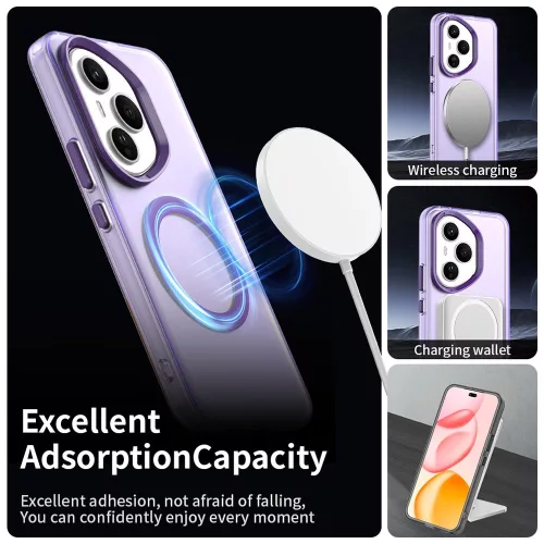 Techsuit - CandyCase MagSafe tok - Honor 400 Pro - Lila