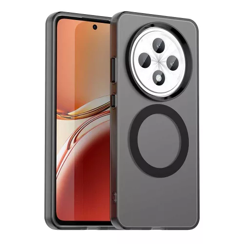 Techsuit - CandyCase MagSafe tok - Oppo Reno 12 F 4G / Reno 12 F 5G / Reno12 FS 4G / Reno12 FS 5G - Fekete