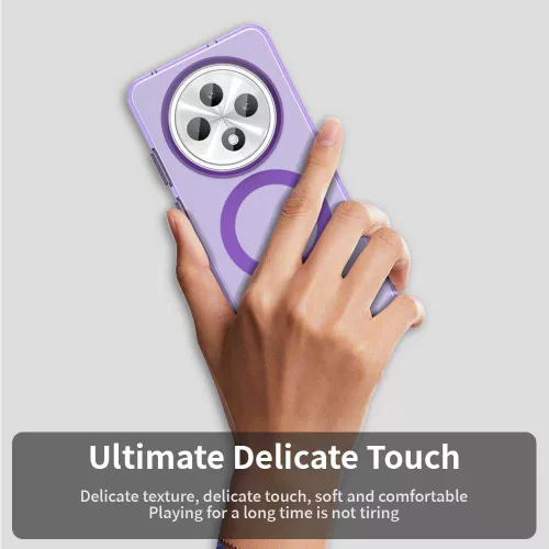 Techsuit - CandyCase MagSafe tok - Oppo Reno 12 F 4G / Reno 12 F 5G / Reno12 FS 4G / Reno12 FS 5G - Lila