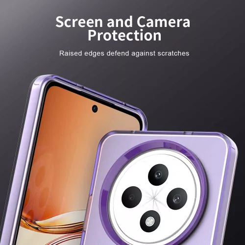 Techsuit - CandyCase MagSafe tok - Oppo Reno 12 F 4G / Reno 12 F 5G / Reno12 FS 4G / Reno12 FS 5G - Lila