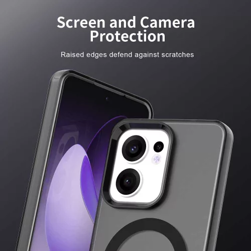 Techsuit - CandyCase MagSafe tok - Oppo Reno 13 F 4G / Reno 13 F 5G / Reno 13 FS 5G - Fekete